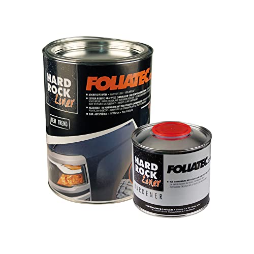 Foliatec Hard Rock Liner 2K, Revestimiento Texturizado Negro