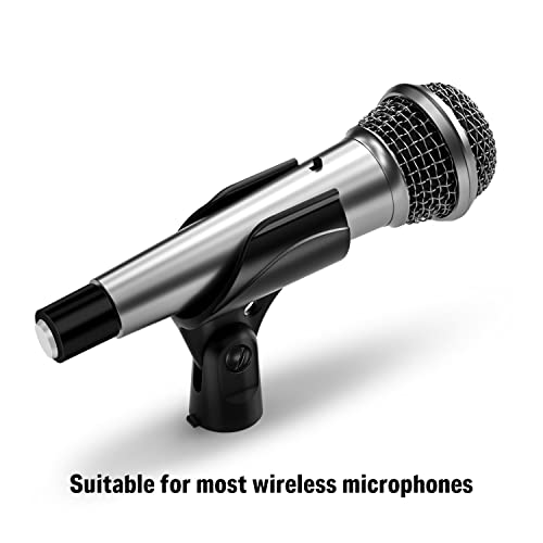 image for Moukey Microphone Mic Clip Holder for Mic Stand with 5/8