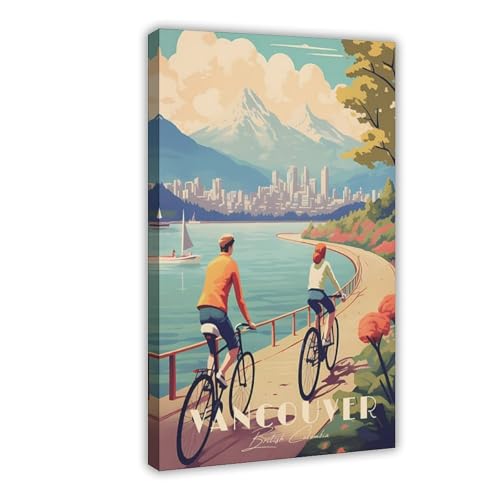 Décoration chambre Vancouver Kitsilano Beach poster toile grand format