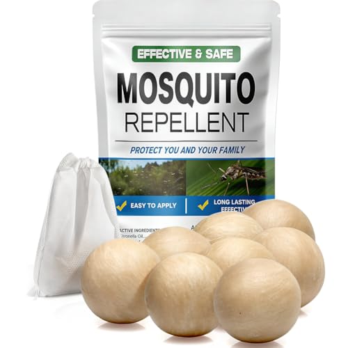 DERTUYE Mosquito Repellent Outdoor Patio, Mosquito Repellent Balls, Mosquitoes Deterrent for Yard,...