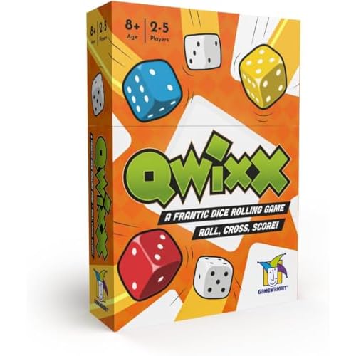 Qwixx Fast Family Dice Game – Quick 15-Minute Gameplay, Easy to Learn,…