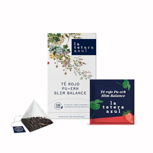 LA TETERA AZUL Te Rojo Pu-Erh & Fresas. Cóctel de infusión de Té Rojo Pu-Erh de altísima calidad con Té verde, Aroma, Fresa, Hibisco y Kiwi. Estuche con 20 Pirámides Envueltas Individualmente LA TETERA AZUL Te Rojo Pu-Erh & Fresas. Cóctel de infusión de Té Rojo Pu-Erh de altísima calidad con Té verde, Aroma, Fresa, Hibisco y Kiwi. Estuche con 20 Pirámides Envueltas Individualmente