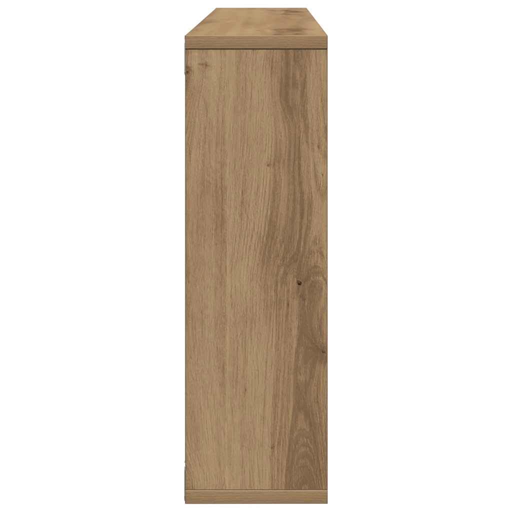 vidaXL Wandregal Artisan-Eiche 85 x 16 x 52,5 cm Holzwerkstoff