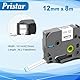 Pristar 3x Kompatibel Brother P-touch Bänder für TZe-231 TZe231 TZ-231 TZe 12mm Schriftbänder für Brother P-Touch H100R H100LB H105 H110 H101 H107B D210 H100LB D410 H200 1000