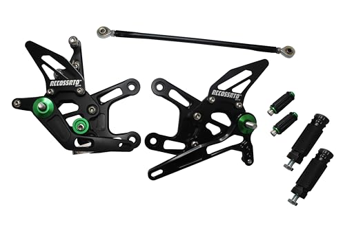 Repose-pieds Accossato réglables pour vivre l'expérience circuit sur votre ZX-10R
