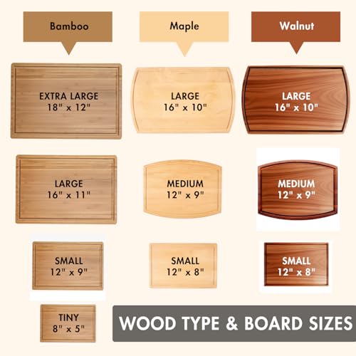 Personalized Christmas Gift for Couples - Custom Engraved Cutting Board, Walnut Wood Charcuterie Board, Unique Holiday Gift for Family, Newlyweds, or Housewarming, Custom Kitchen Decor - Image 4
