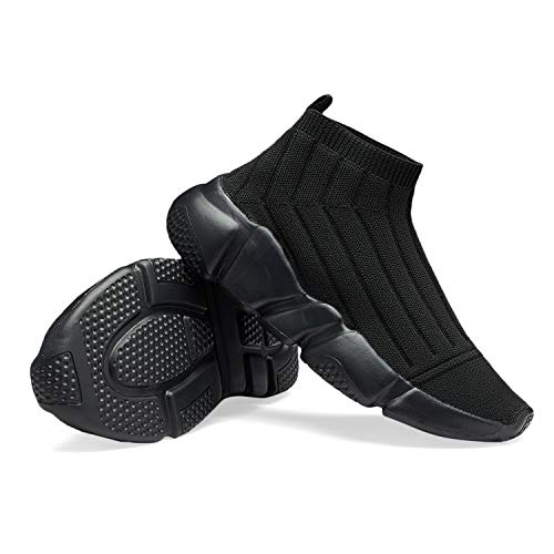 Image of Hetios Girls Sneakers Running Shoes High-Heeled Socks Shoes Boys Athletic Sneakers Kids Sock Shoes (Toddler /Little Kid /Big Kid)