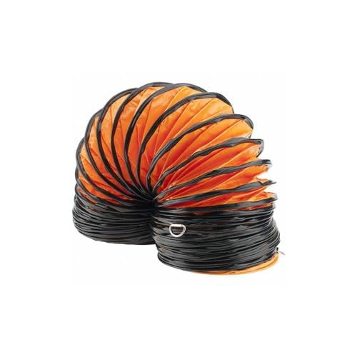 PRO SOURCE Flexible Duct Hose for 8 inch Utility Air Blower: 8 inch Inside Diameter x 16.4 feet