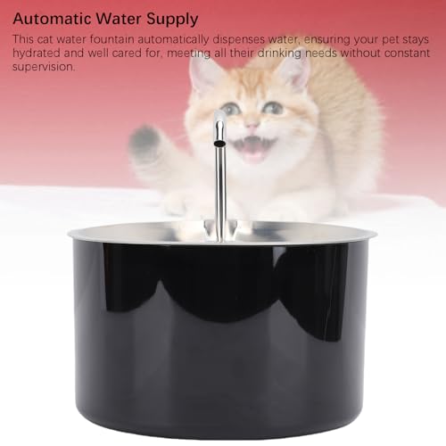 Fuente automática para mascotas de acero inoxidable 3L miniatura 7