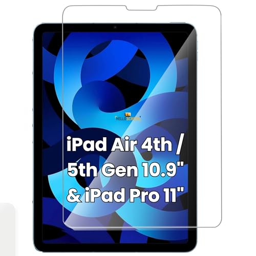 Image of Screen Protector for Apple iPad Air 4th / 5th Gen 10.9 inch & iPad Pro 11 inch, |1 Pack| HD Clear Flexible PET Film, 9H Hardness, Anti-Scratch, Bubble-Free Install (Not Tempered Glass)