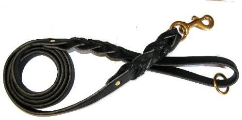 3/4-Inch Ultra Leather Leash - Very Soft - Amish Made - Used by The Top Trainers (3/4-Inch x 6-Feet)