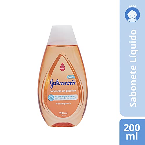 Johnson's Baby Sabonete Líquido Glicerina Da Cabeça Aos Pés, 200ml