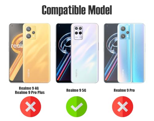 Image of Jkobi Back Cover for Realme 9 5G (Silicone Clear Shockproof Case with Camera Protection | Soft and Flexible | Transparent)