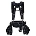 MELOTOUGH Tool Belt with Suspenders Tool Bag Supenders Framers Comb Apron Tool Belt Construction Tool Pouch Builder Heavy Duty Carpenter Suspension Rig for Electrician, Roofing,Contractor