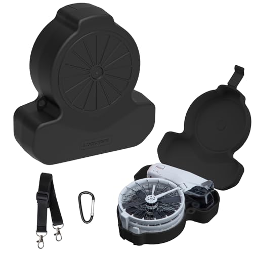 Sinyutia Travel Case for Dji Flip Drone, Portable Carrying Case for Dji Flip Accessories, Gourd Shape, With Shoulder Lanyard Strap (Black)