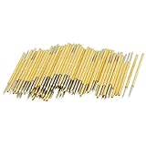 uxcell 100 Pcs 9100B 1mm 30 Degree Spear Tip Dia Spring Test Probes Pins