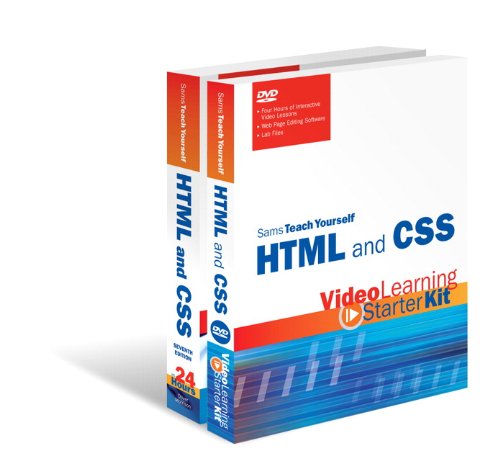 Sams Teach Yourself HTML and CSS: Video Learning Starter Kit Bundle ...