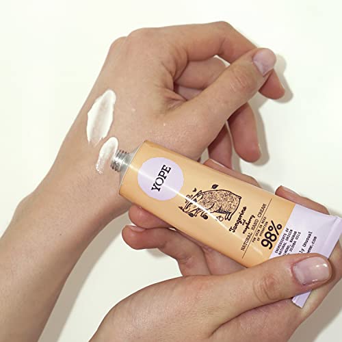 YOPE Natural Hand Cream Sweet Almond, Baobab, Jojoba Oil Shea Butter Provitamin B5 Strong Moisturising Tangerine and Raspberry 50ml - Image 4