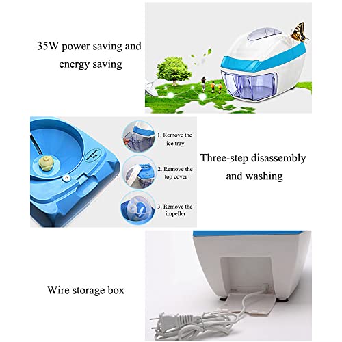 Automatic Ice Shaver, 35W Electric Ice Crusher, Commercial Household Snow Smoothie Machine Shaved Ice Machine, Silent… – Bild 6