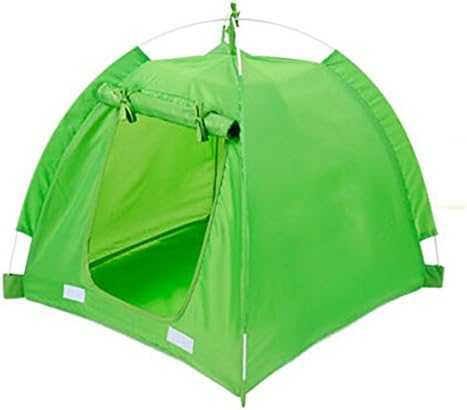 Summer Foldable Waterproof Durable Pet Tent Dog Bed House,Green S