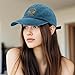 Beekeepers If I Run You Run Beekeeping Bee Lover Hats for Mens Fashion Washed Cyan Blue
