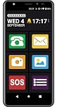 Maxcom MS554 - Smartphone - 32GB - Android 11-5.5" HD Screen - 8MP + 5MP Camera with Friendy Screen App for Seniors - Unlocked Sim Free - Black