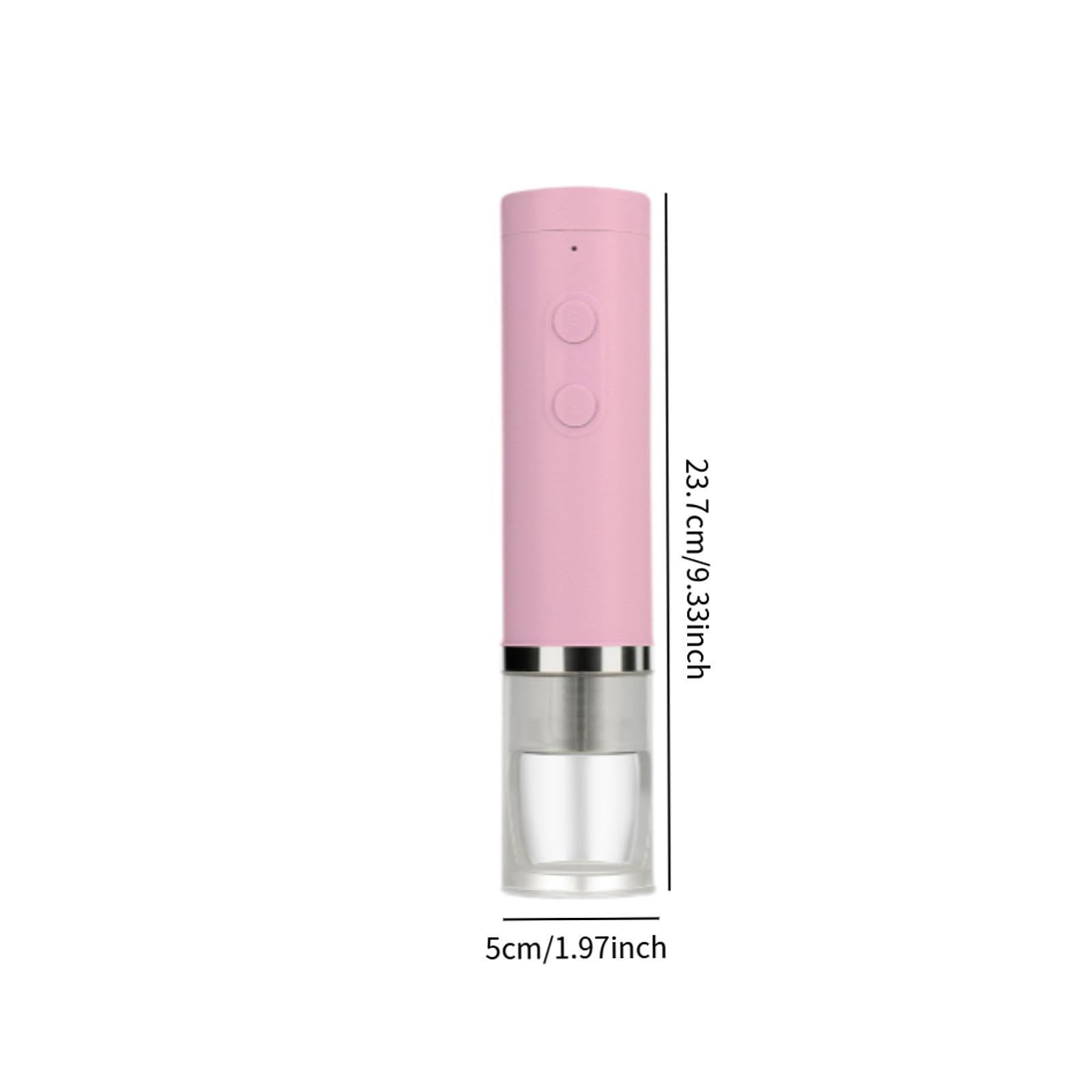 Casse-noix Électrique Ouvre-noix Automatique Décortiqueur Multifonction pour Noix Noisettes Pignons Mécanisme Puissant Matériau PP USB, Rose