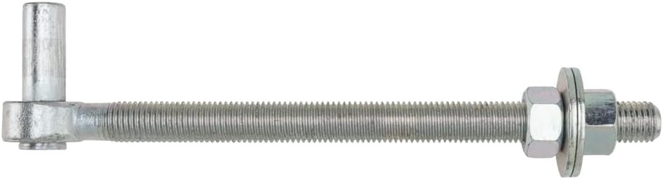 National Hardware N130-708 Bolts Hook, 7/8" x 12", Coated with WeatherGuard Protection, Steel, Zinc-Plated