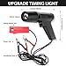 CashMuch 12V Digital Ignition Timing Light for Car Motorcycle Engine Strobe Diagnostic Tool with Xenon Bulb, 1.36M Cable, Red/Black Clamps