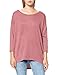 ONLY Damen Onlelcos 4/5 Solid Top Jrs Noos Langarmshirt, Mesa Rose, XL EU