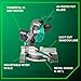Metabo HPT 10-Inch Single Bevel Compound Miter Saw, 15-Amp Power Saw with Xact Cut Shadow Line, Precision Miter Angles, Single Bevel 0-45°, 40T TCT Miter Saw Blade, Lightweight Design, C10FCG2