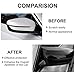 Gloss Black Car Side Mirror Cover Caps Replacement Compatible with BMW 2017-2022 G20 G21 G30 G31 G11 G12 G14 G15 G16 Left Driver Side Right Passenger Side