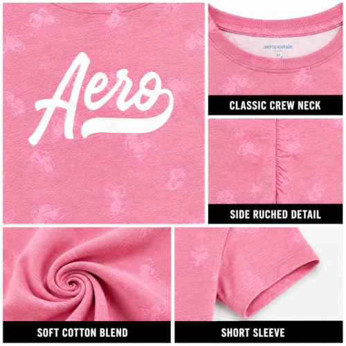 Image of Girls T Shirts - Soft Cotton Blend Short Sleeve Cute Graphic Tees - Classic Crewneck Logo Tee Girls Shirts (Sizes: 7-16)