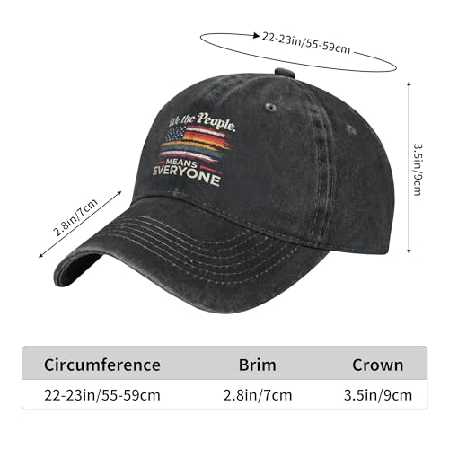 Gorra We The People Means Everyone LGBT Pride Retro miniatura 6