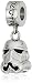 Star Wars Jewelry 3D Storm Trooper Stainless Steel Charm Dangle Drop