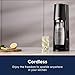 SodaStream Terra Sparkling Water Maker Bundle in Black - includes 3-Pack CO2 and Carbonating Bottle