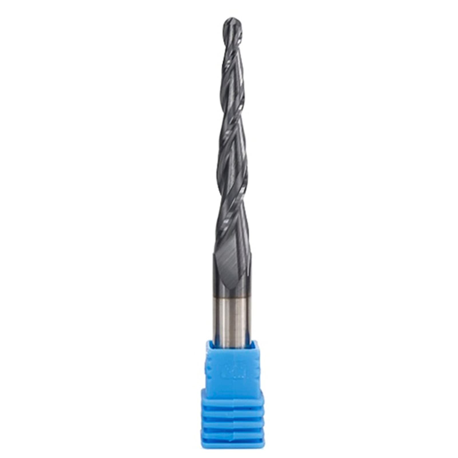 YINGJUN Tungsten Carbide Tapered Ballnose Fin Mill R0.25-R2.0 bit de enrutador CNC for Cortador de molienda de Madera CNC Grabado bit (Size : R1.5xD6x30.5x75L)