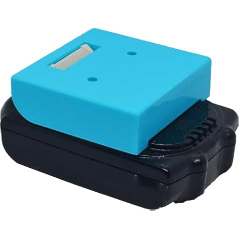 Barnyard Intel Battery Holder and Cover for Makita 18V LXT (4-Pack Teal Blue) Cover