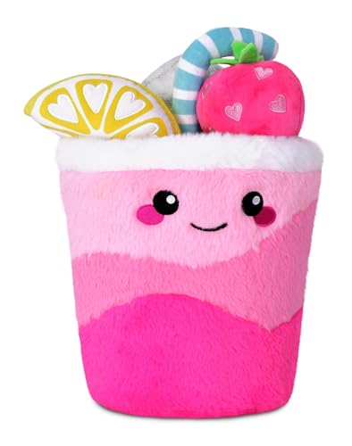 iscream Kawaii Cutie 3D Strawberry Lemonade Embroidered Accent 12