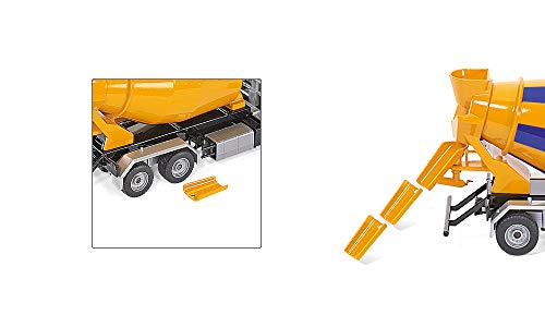 siku 3539, Fahrmischer, 1:50, Metall/Kunststoff, Gelb/Blau, Drehbare Trommel – Bild 4