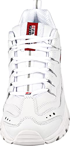 Skechers 13423 baskets en cuir blanc de qualité supérieure