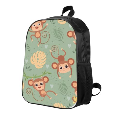 Monkey Backpack 17 Inch Large Capacity Casual Fashion Backpack2