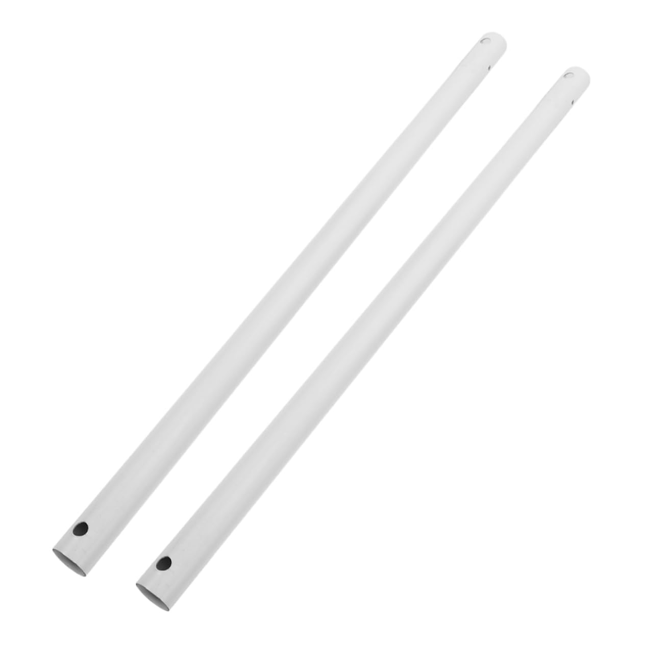 Rods extension de ventilateur Homoyoyo : kit de 2 pièces universelles au fini blanc moderne