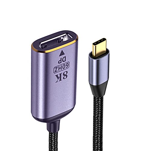 NFHK USB4 USB-C Type-C Source to Displayport DP Female Cable Display 8K 60HZ UHD 4K Monitor Displays