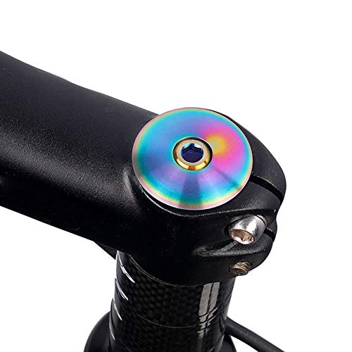 better18 Bicycle Stem Cap Titanium with Screw M6x30 Headset Cover Dustproof Protective Bike Parts Bolt Professional Repair Cycling Accessories - Thumbnail 7