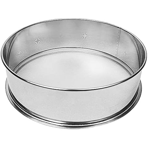 Sidasu Vibrating Sifter Mesh Screen Stainless Steel Vibrating Sieve Mesh Screen 50 Mesh for Automatic Powder Sifter Machine Cover