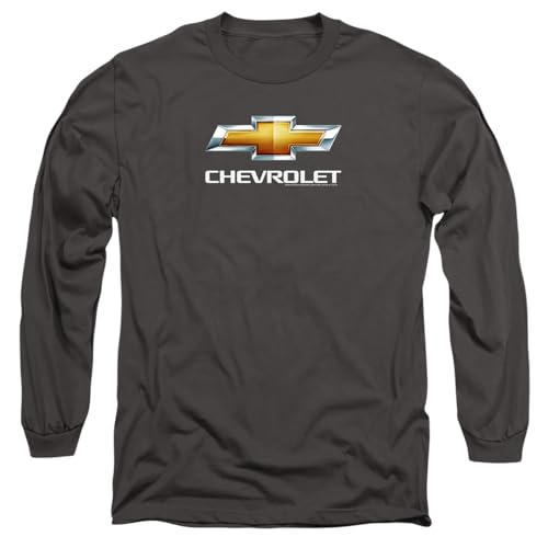 T-shirt Chevy Bowtie Stacked manches longues, le vêtement confortable qui ne se déforme pas