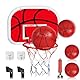 OAKENCREST Basketballkorb für Zimmer, Mini Basketballkorb Indoor mit Ballpumpe und 2 Bällen, Basketball Korb im Zimmer Wandmontage, Infache Montage und Demontage, Geschenk für Kinder Erwachsene
