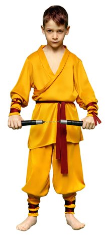 Boys Toys Disfraz de Luchador Shaolin (3-4 años)