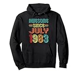 Photo Gallery awesome since july 1983 vintage 39 years old 39th birthday felpa con cappuccio Photo Gallery awesome since july 1983 vintage 39 years old 39th birthday felpa con cappuccio